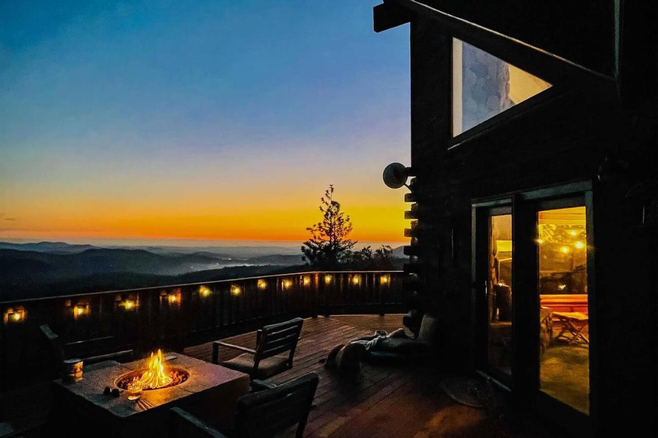 Stunning Log Cabin With Great Views, Firepit, Deck Near Twain Hart Sonora Exterior foto