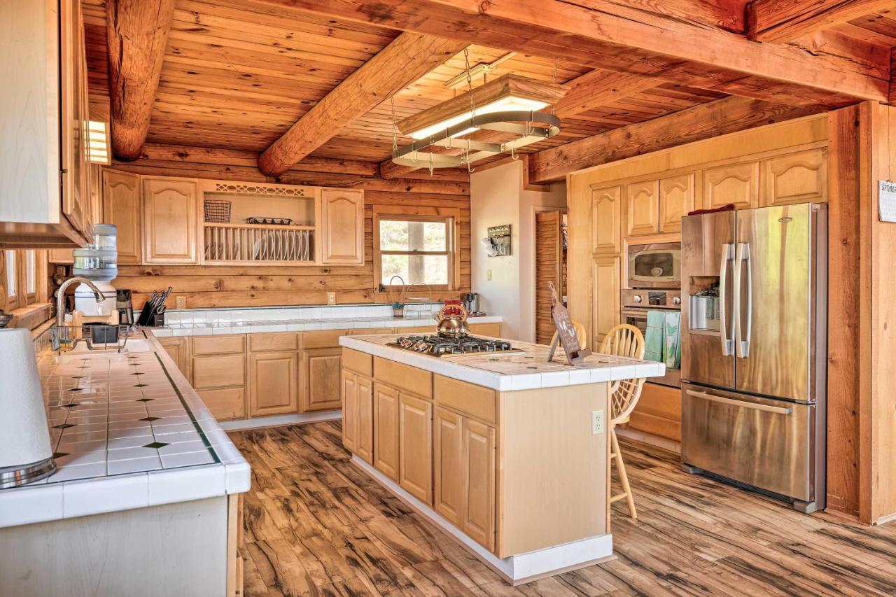 Stunning Log Cabin With Great Views, Firepit, Deck Near Twain Hart Sonora Exterior foto